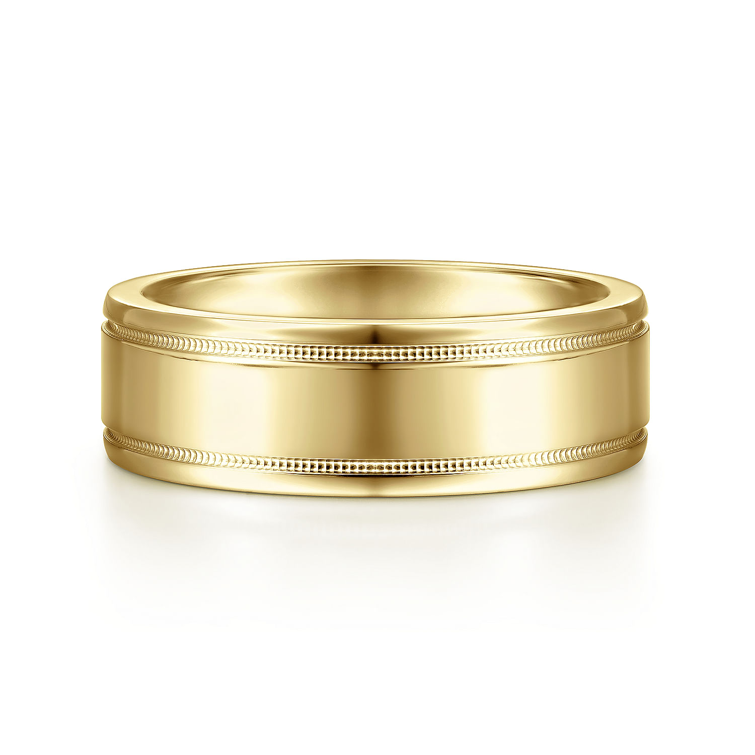Fred---14K-Yellow-Gold-7mm---High-Polished-Men's-Wedding-Band1