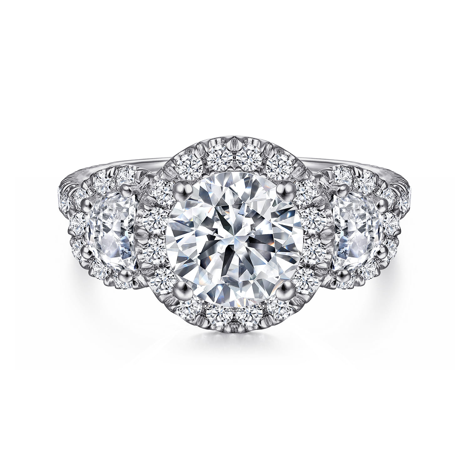 Future - 14K White Gold Diamond Engagement Ring