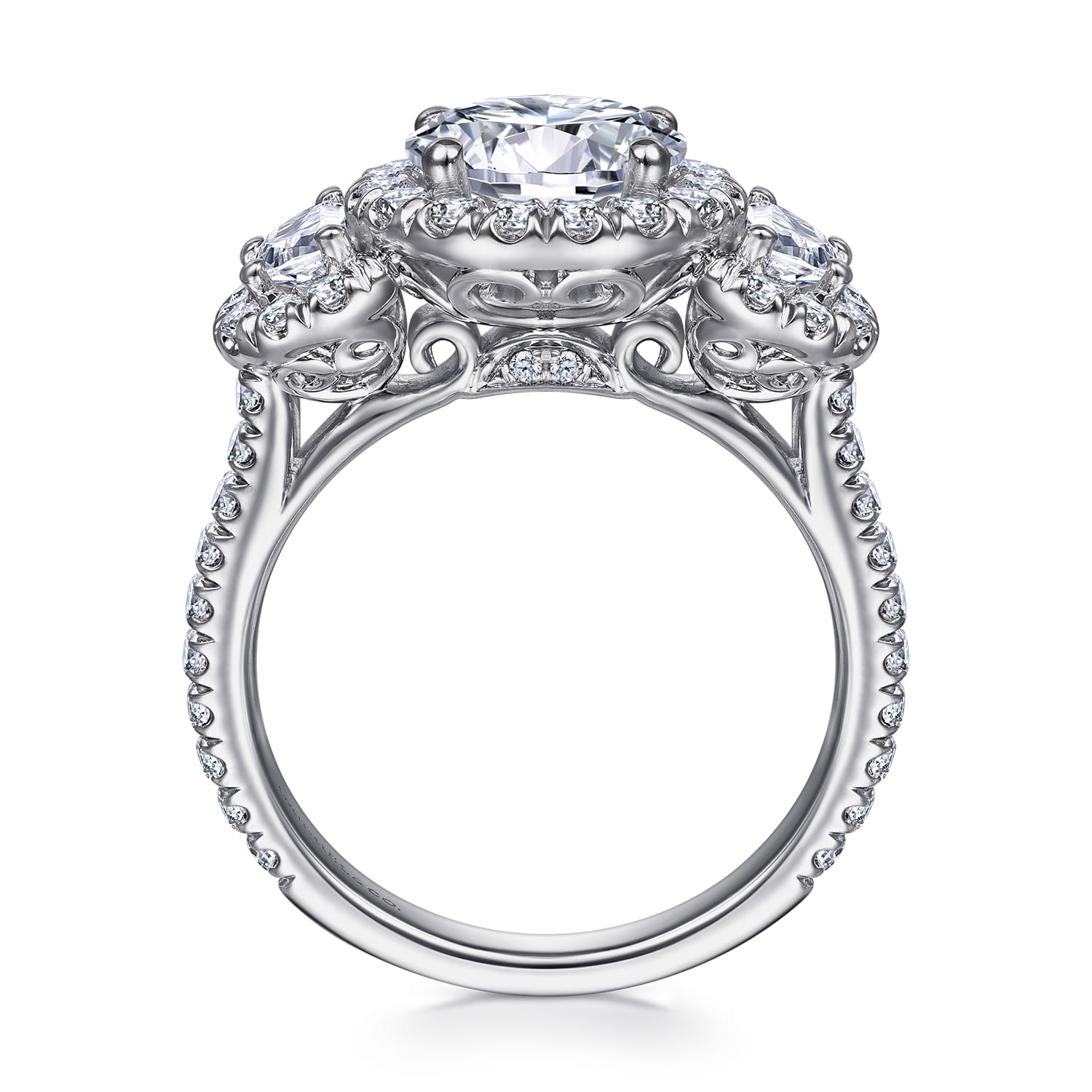 Future - 14K White Gold Diamond Engagement Ring