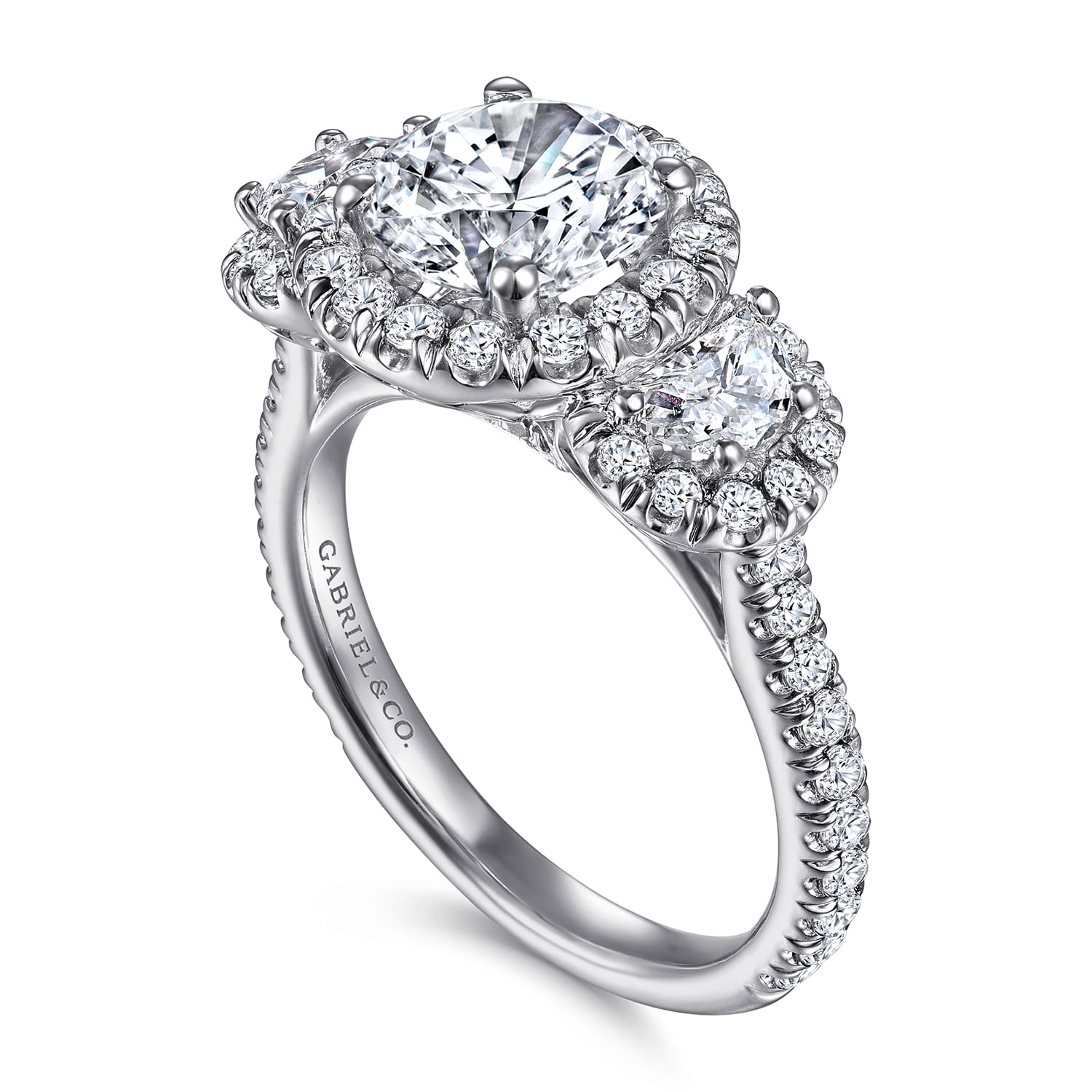 Future - 14K White Gold Diamond Engagement Ring