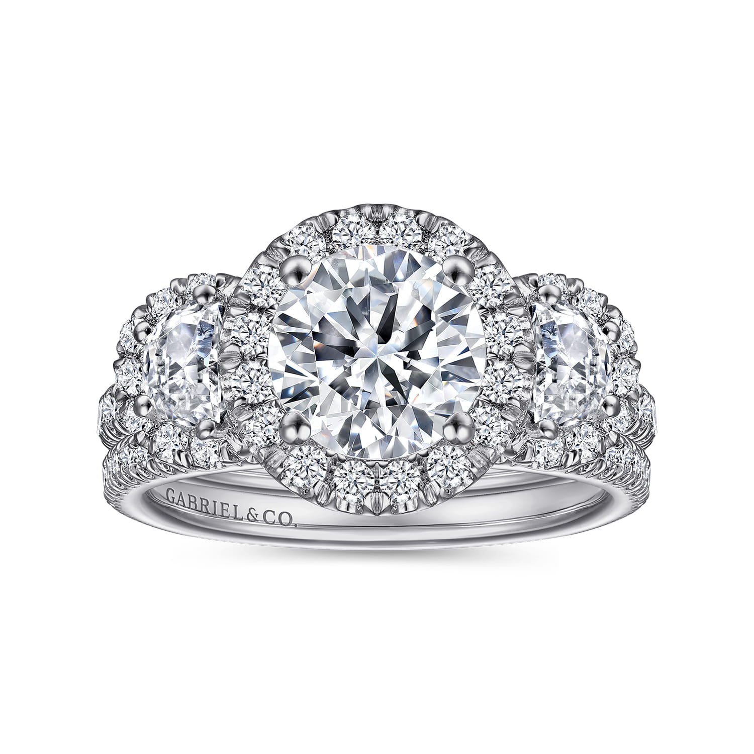 Future - 14K White Gold Diamond Engagement Ring