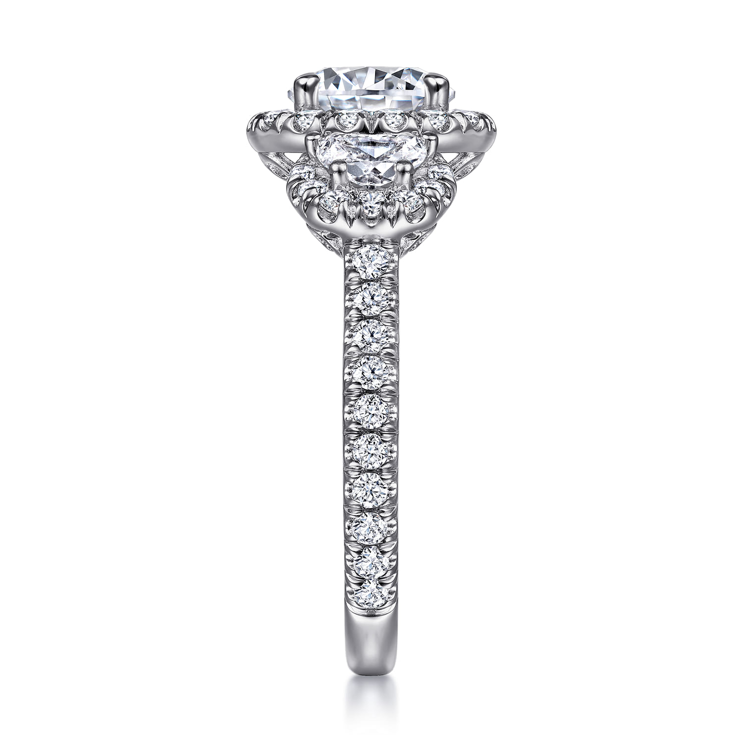 Future - 14K White Gold Diamond Engagement Ring