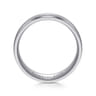 Gabriel - 14K White Gold 7mm - Men's Wedding Band in Satin Finish