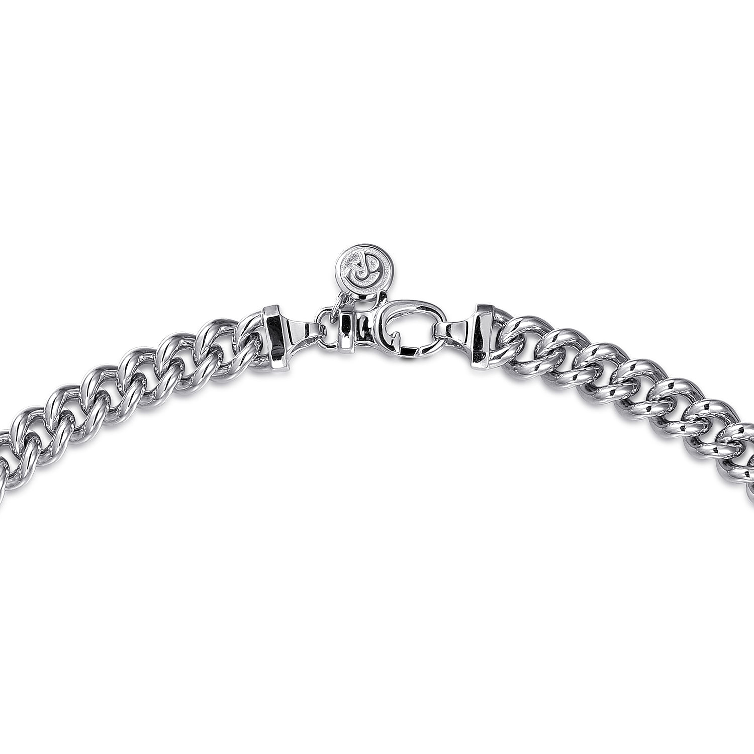 Gabriel  Co Cuban Chain Necklace Solid 925 Sterling Silver 7mm