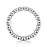 Eternity Band Wedding Ring in 14k White Gold with Round Natural Diamond at Gabriel & Co.