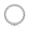 Eternity Band Wedding Ring in 14k White Gold with Round Natural Diamond at Gabriel & Co.