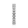 Eternity Band Wedding Ring in 14k White Gold with Round Natural Diamond at Gabriel & Co.
