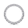 Eternity Band Wedding Ring in 14k White Gold with Round Natural Diamond at Gabriel & Co.