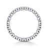 Eternity Band Wedding Ring in 14k White Gold with Round Natural Diamond at Gabriel & Co.