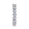 Eternity Band Wedding Ring in 14k White Gold with Round Natural Diamond at Gabriel & Co.