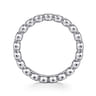 Eternity Band Wedding Ring in 14k White Gold with Round Natural Diamond at Gabriel & Co.