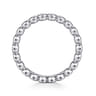 Eternity Band Wedding Ring in 14k White Gold with Round Natural Diamond at Gabriel & Co.
