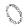 Eternity Band Wedding Ring in 14k White Gold with Round Natural Diamond at Gabriel & Co.