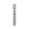 Eternity Band Wedding Ring in 14k White Gold with Round Natural Diamond at Gabriel & Co.