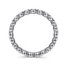 Eternity Band Wedding Ring in 14k White Gold with Round Natural Diamond at Gabriel & Co.