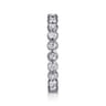 Eternity Band Wedding Ring in 14k White Gold with Round Natural Diamond at Gabriel & Co.