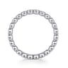 Eternity Band Wedding Ring in 14k White Gold with Round Natural Diamond at Gabriel & Co.