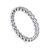 Eternity Band Wedding Ring in 14k White Gold with Round Natural Diamond at Gabriel & Co.