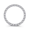 Eternity Band Wedding Ring in 14k White Gold with Round Natural Diamond at Gabriel & Co.