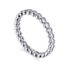 Eternity Band Wedding Ring in 14k White Gold with Round Natural Diamond at Gabriel & Co.