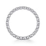 Eternity Band Wedding Ring in 14k White Gold with Round Natural Diamond at Gabriel & Co.