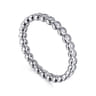 Eternity Band Wedding Ring in 14k White Gold with Round Natural Diamond at Gabriel & Co.