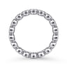 Eternity Band Wedding Ring in 14k White Gold with Round Natural Diamond at Gabriel & Co.