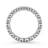 Eternity Band Wedding Ring in 14k White Gold with Round Natural Diamond at Gabriel & Co.