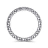 Eternity Band Wedding Ring in 14k White Gold with Round Natural Diamond at Gabriel & Co.