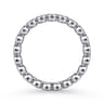 Eternity Band Wedding Ring in 14k White Gold with Round Natural Diamond at Gabriel & Co.