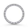 Eternity Band Wedding Ring in 14k White Gold with Round Natural Diamond at Gabriel & Co.
