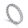 Eternity Band Wedding Ring in 14k White Gold with Round Natural Diamond at Gabriel & Co.