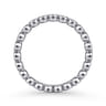 Eternity Band Wedding Ring in 14k White Gold with Round Natural Diamond at Gabriel & Co.