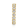 Eternity Band Wedding Ring in 14k Yellow Gold with Round Natural Diamond at Gabriel & Co.