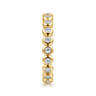 Eternity Band Wedding Ring in 14k Yellow Gold with Round Natural Diamond at Gabriel & Co.