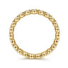 Eternity Band Wedding Ring in 14k Yellow Gold with Round Natural Diamond at Gabriel & Co.