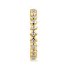 Eternity Band Wedding Ring in 14k Yellow Gold with Round Natural Diamond at Gabriel & Co.