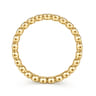 Eternity Band Wedding Ring in 14k Yellow Gold with Round Natural Diamond at Gabriel & Co.