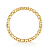 Eternity Band Wedding Ring in 14k Yellow Gold with Round Natural Diamond at Gabriel & Co.