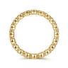 Eternity Band Wedding Ring in 14k Yellow Gold with Round Natural Diamond at Gabriel & Co.