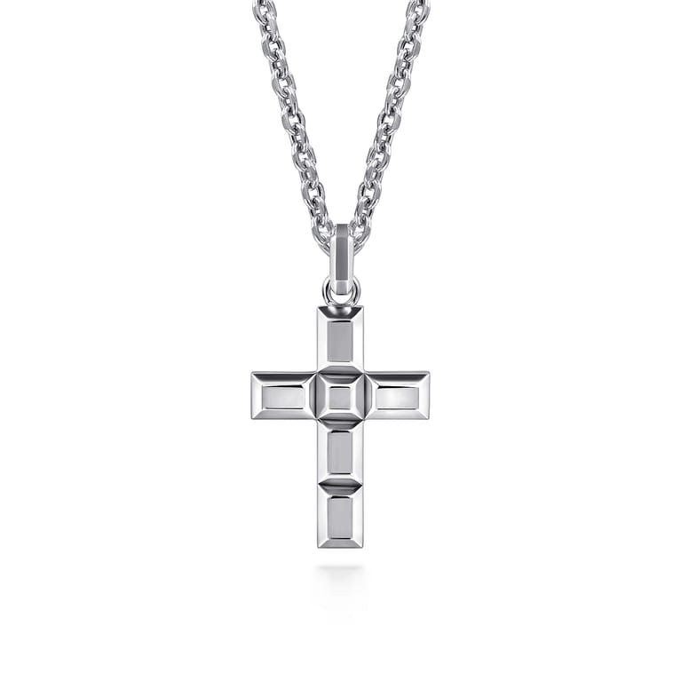 Geometric Cross 925 Sterling Silver - Shot 3