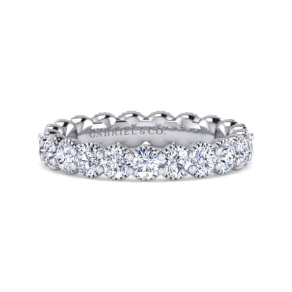 Giralda - 14K White Gold Diamond Anniversary Band