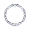 Eternity Band Wedding Ring in 14k White Gold with Round Natural Diamond at Gabriel & Co.