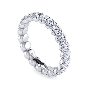 Giralda - 14K White Gold Diamond Anniversary Band