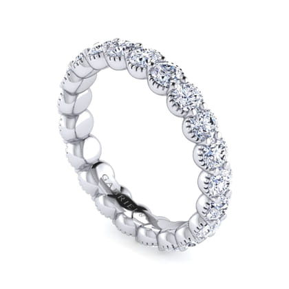Giralda - 14K White Gold Diamond Anniversary Band