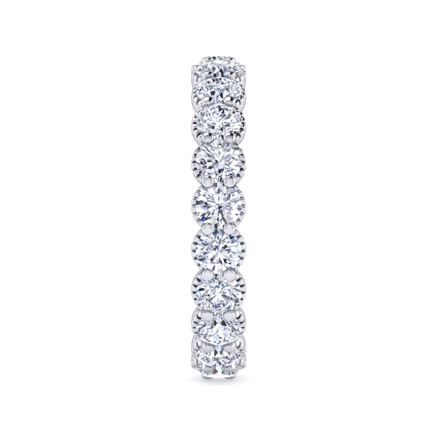 Giralda - 14K White Gold Diamond Anniversary Band
