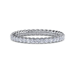 Giralda - 14K White Gold Diamond Eternity Band