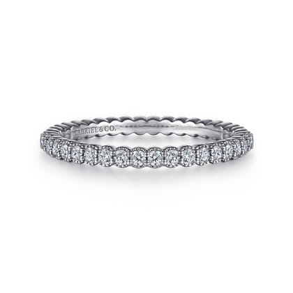 Giralda - 14K White Gold Diamond Eternity Band