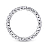 Eternity Band Wedding Ring in 14k White Gold with Round Natural Diamond at Gabriel & Co.
