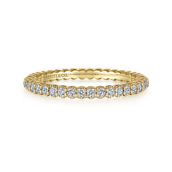 Giralda - 14K Yellow Gold Diamond Eternity Band